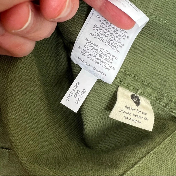 Madewell Dispach Military Green Utility Cargo Jacket Size S - Picture 9 of 9